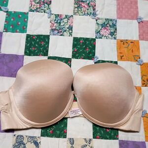 Victoria Secret Very Sexy Strapless Bra Beige Size 34C Underwired